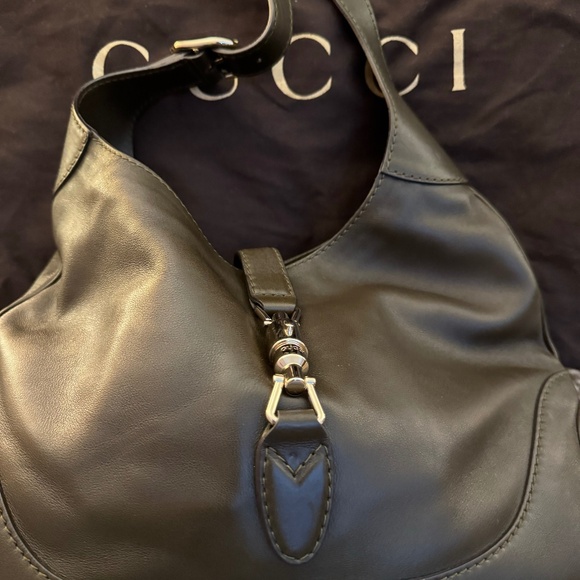 Vintage Gucci Medium 1961 Jackie Soft Leather Hobo Bag - Forest  NWT Never Used - Picture 6 of 16
